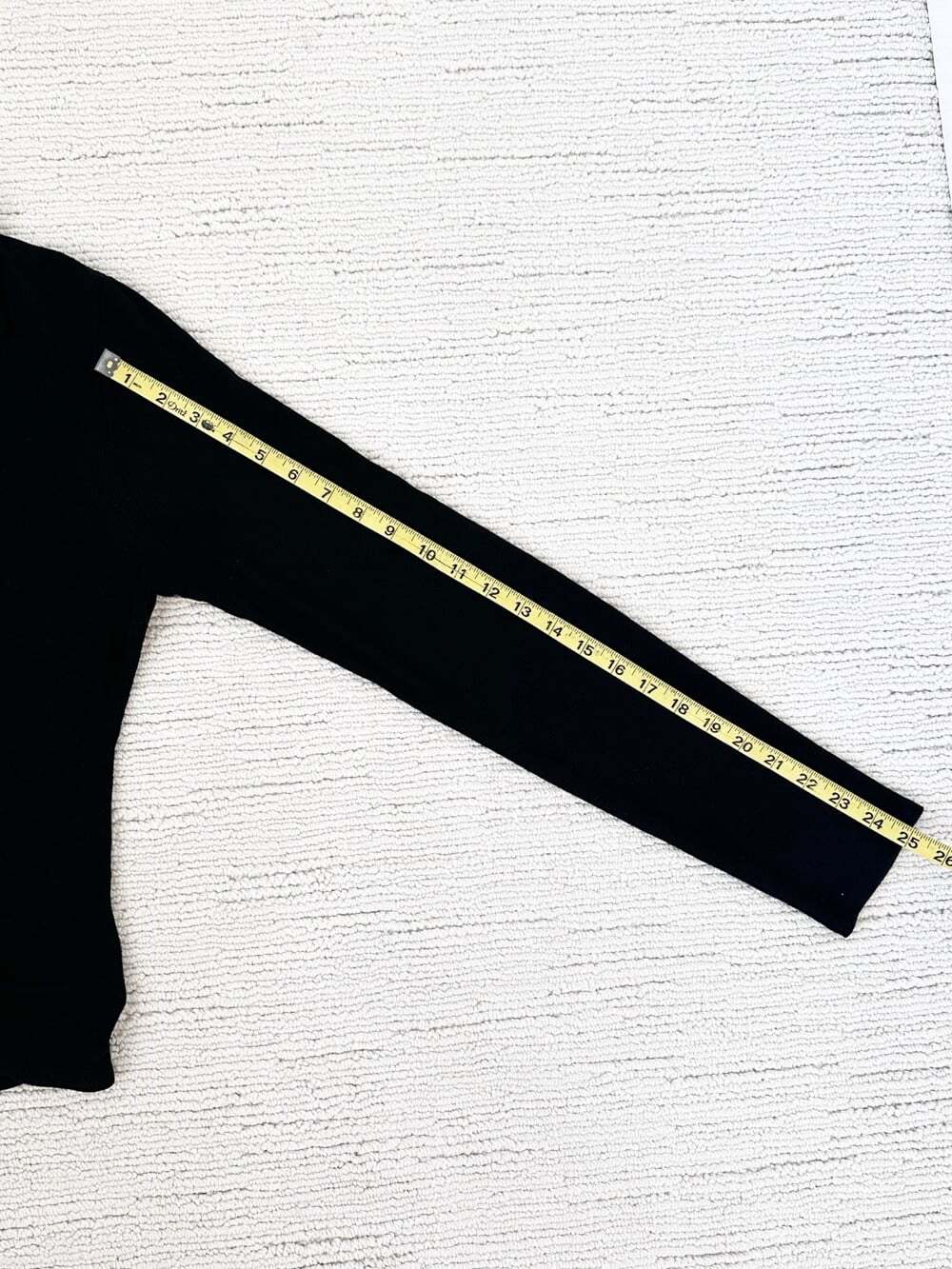 PAIGE Lafayette Size XL Black Ruched Top Button Down Dark Academia Preppy Casual - Picture 9 of 15
